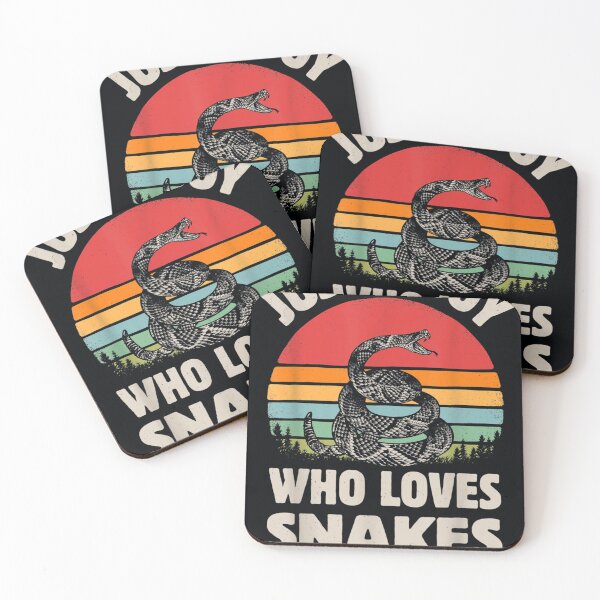Item preview, Snake Just A Boy Who Loves Snakes Reptiles Retro Vintage designed and sold by DeannaMarks.