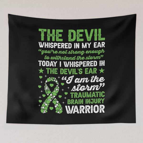 Item preview, I Am The Storm Traumatic Brain Injury Warrior Shirt, TBI Awareness Shirt, Green Ribbon Shirt, Brain Is Healing Shirt, Brain Surgery Shirt designed and sold by aymob.