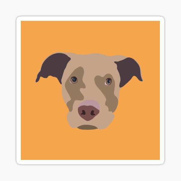 Han the Dog Sticker