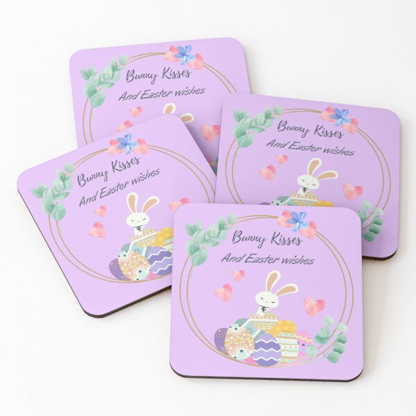 Item preview, bunny kisses and easter wishes - easter designed and sold by -justb-.