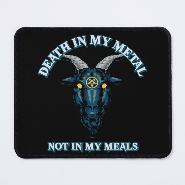 Item preview, Death In My Metal Not In My Meals - Vegan Metalhead designed and sold by SwordsAndCharms.