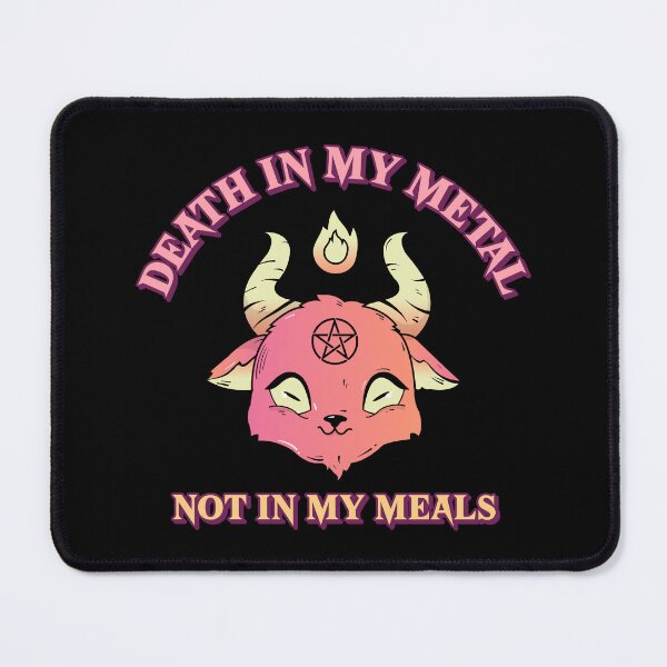 Item preview, Death In My Metal Not In My Meals - Vegan Metalhead designed and sold by SwordsAndCharms.