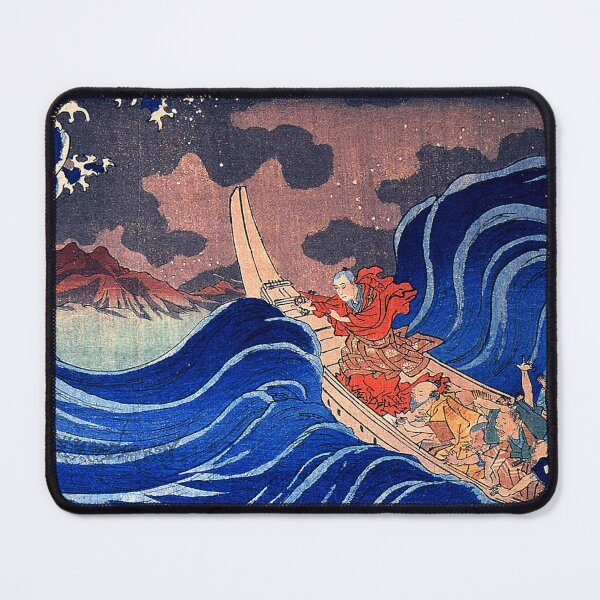 Item preview, Nichiren calms a storm in Kakuda (19th century) designed and sold by Geraldo Garcia.