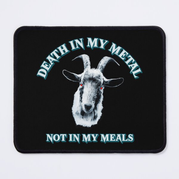 Item preview, Death In My Metal Not In My Meals - Vegan Metalhead designed and sold by SwordsAndCharms.