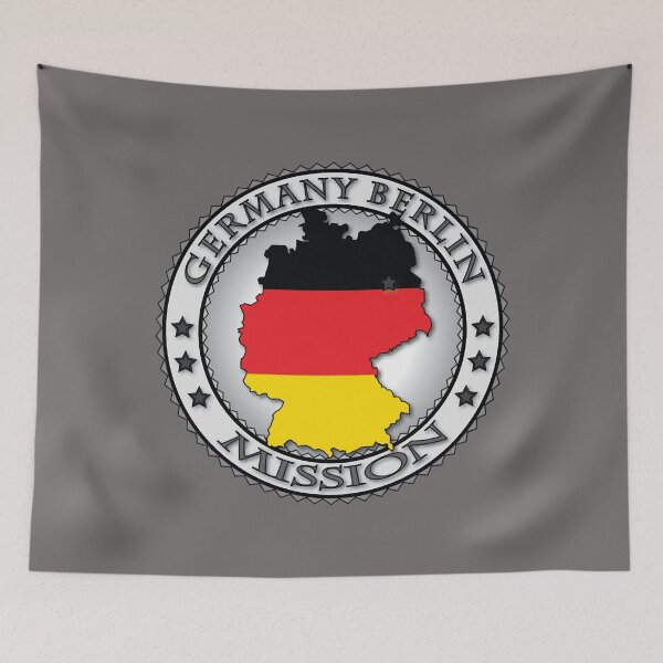 Item preview, Germany Berlin LDS Mission Flag Cutout Map - designed and sold by FrankiePogba.