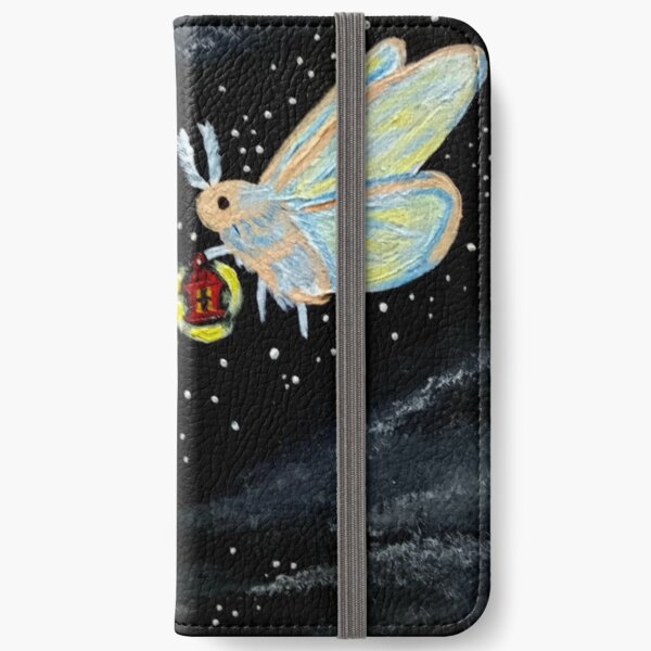 Moths with Lanterns iPhone Wallet