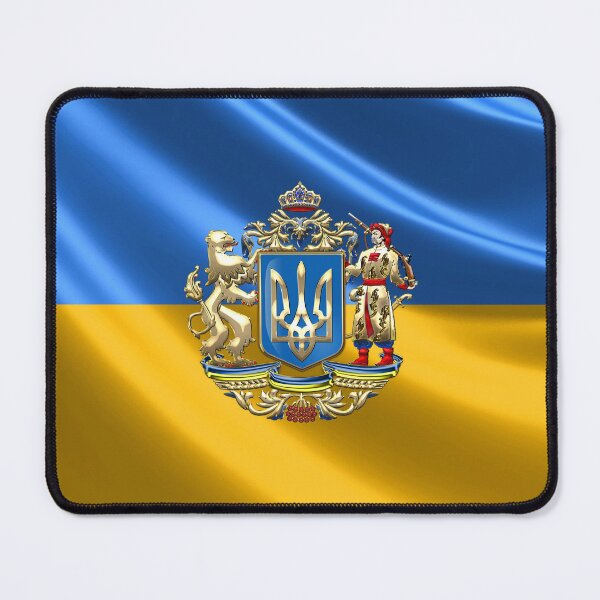 Item preview, Ukraine: Proposed Greater Coat of Arms & Flag designed and sold by Serge Averbukh Art Studio.