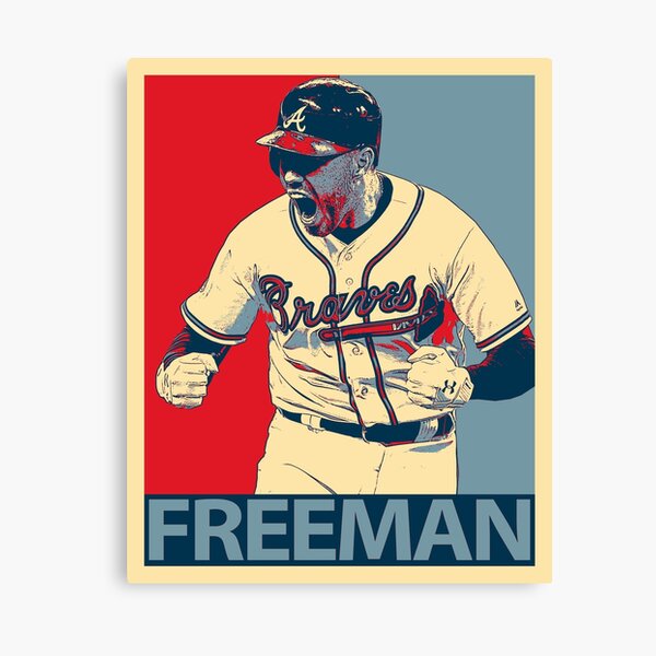 Braves Freddie Freeman Two Tone Baseball Jersey Fan Made Fullsize