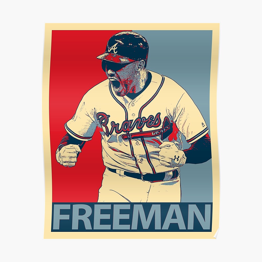 Freddie Freeman Vintage Sticker for Sale by Salomejet