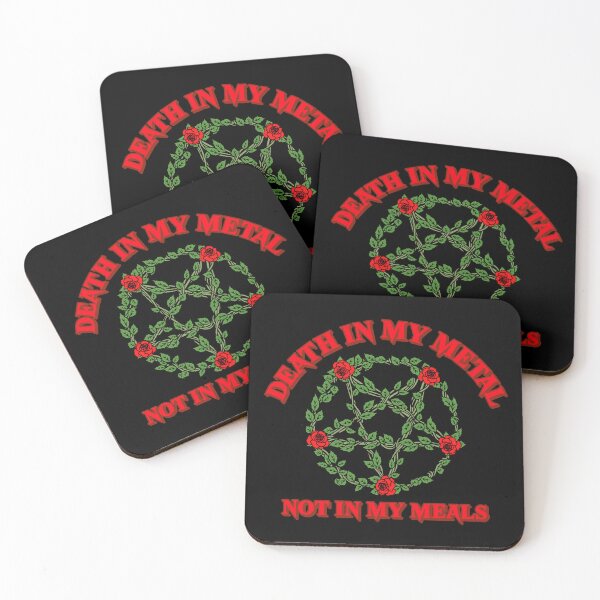 Item preview, Death In My Metal Not In My Meals - Vegan Metalhead designed and sold by SwordsAndCharms.