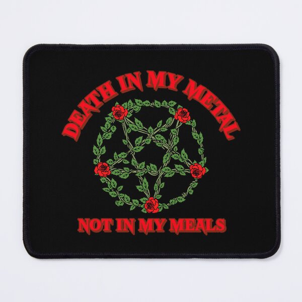 Item preview, Death In My Metal Not In My Meals - Vegan Metalhead designed and sold by SwordsAndCharms.