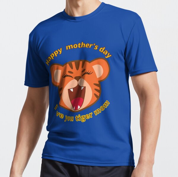 Detroit Tigers I Love Mom Tee Shirt