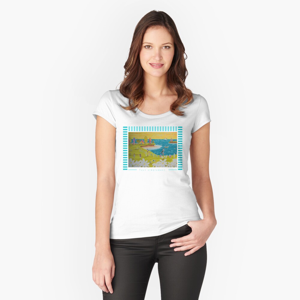 Aperçu de l'œuvre T-shirt échancré créée et vendue par LindaMolloy.