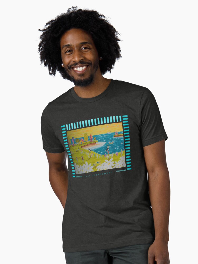Aperçu 1 sur 7. T-shirt chiné avec l'œuvre Linda Molloy - "Tout simplement" créée et vendue par LindaMolloy.
