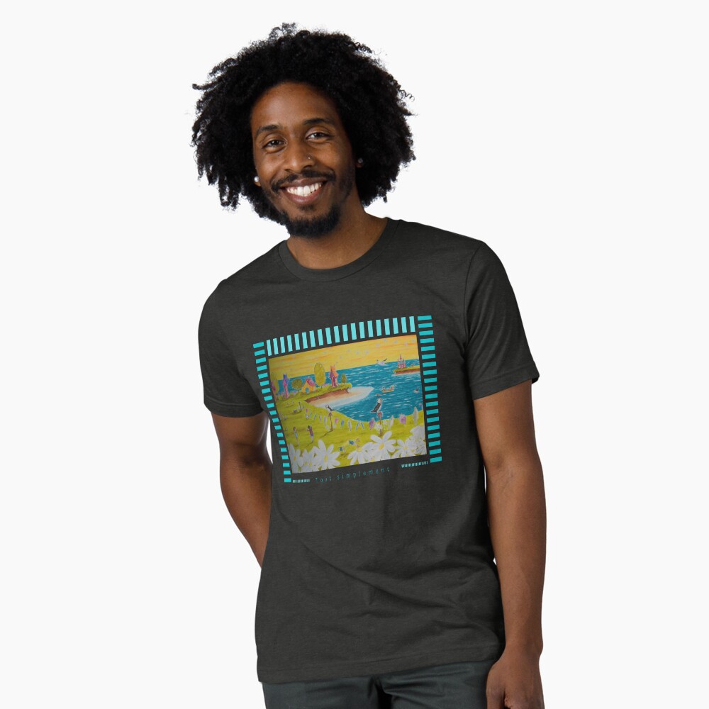 Aperçu de l'œuvre T-shirt chiné créée et vendue par LindaMolloy.