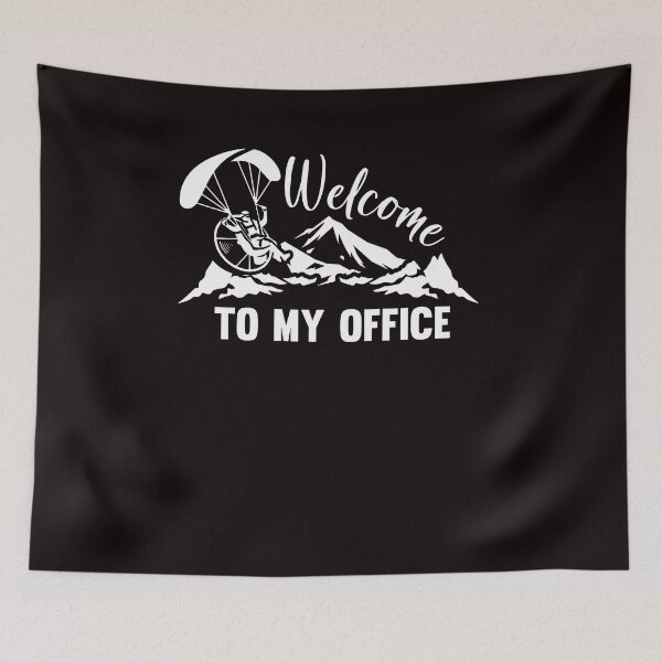 Item preview, Office Sky Paramotor Paraglider PPG Paramotoring Parachuting designed and sold by TomGiantDesigns.