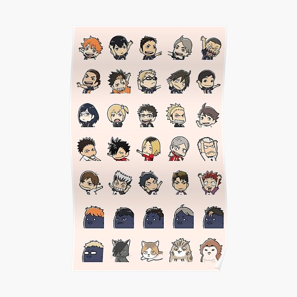 Haikyuu Poster For Sale By Marucchi Redbubble 8076