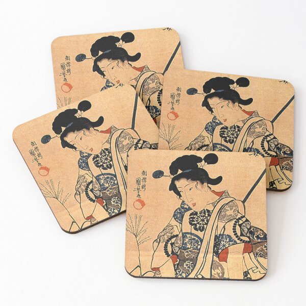 Item preview, Utagawa Kuniyoshi - Kaga no Chiyo standing beside a well (circa 1840) designed and sold by Geraldo Garcia.