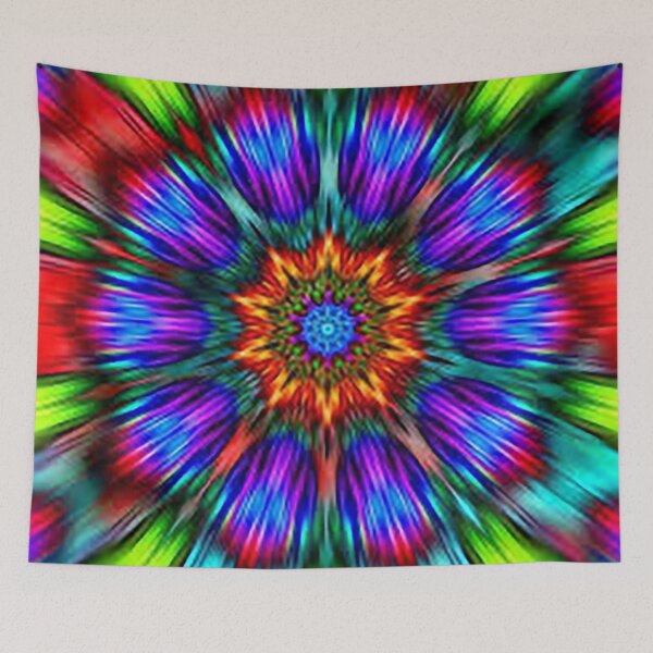 Item preview, Color burst, Rainbow, Tie dye, Pyschedelic, Bad trip, 1970s, 1960s,   designed and sold by Nostrathomas66.
