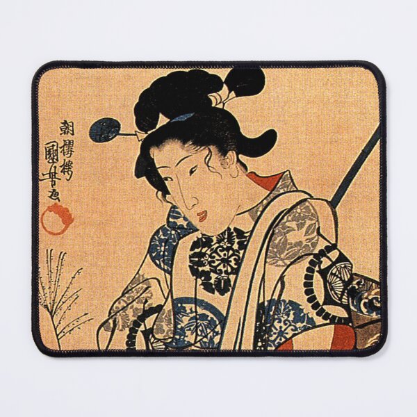 Item preview, Utagawa Kuniyoshi - Kaga no Chiyo standing beside a well (circa 1840) designed and sold by Geraldo Garcia.