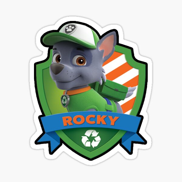 PAW Patrol Rocky Sticker for Sale by VlajkoArtist