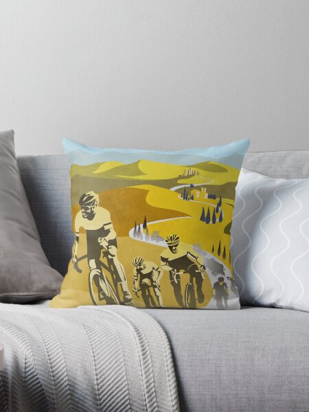 Item preview, Strade Bianche Retro Cycling Art designed and sold by SFDesignstudio.