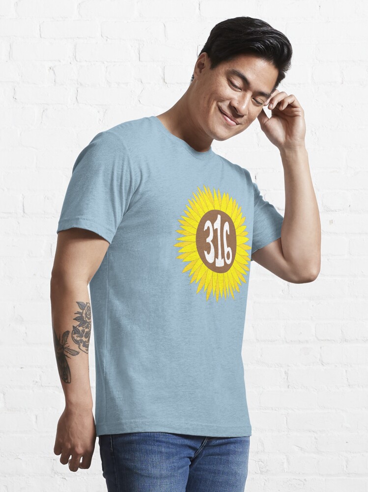 hand-drawn-kansas-sunflower-316-area-code-t-shirt-for-sale-by