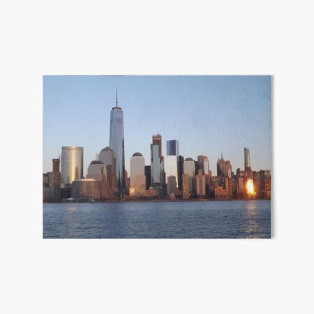 Artikel-Vorschau von Lower Manhattan Skyline, Twilight-Ansicht, New York City, designt und verkauft von lenspiro.