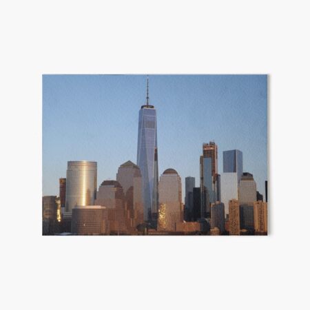 Artikel-Vorschau von Lower Manhattan Skyline, Twilight-Ansicht, New York City, designt und verkauft von lenspiro.
