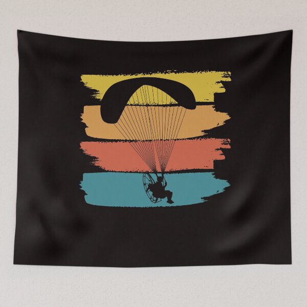 Item preview, Vintage Paramotor Retro Paramotoring PPG Parachuting Pilot designed and sold by TomGiantDesigns.