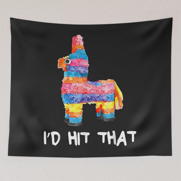 Item preview, I'd Hit That Pinata Cinco de Mayo Party Shirt designed and sold by AnitaJGreenspan.