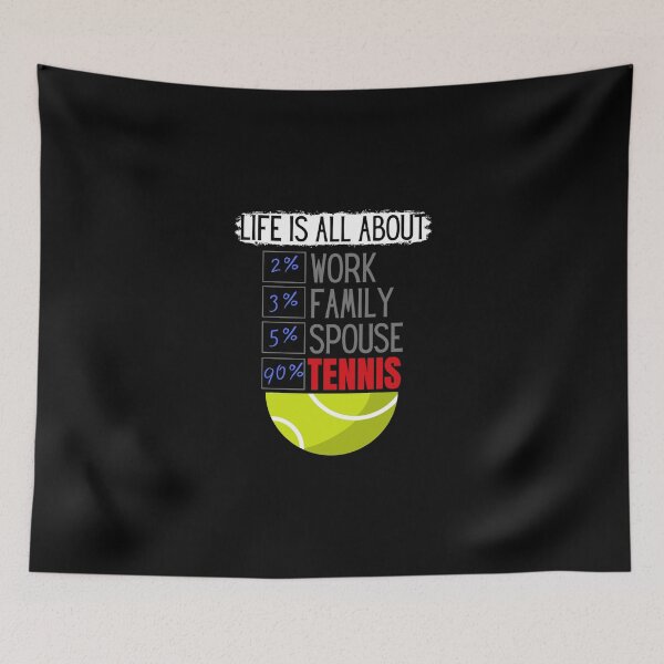 Item preview, Life Is All About Tennis Sticker designed and sold by callujohn7.