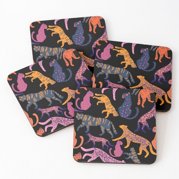Item preview, wild animals bright colors designed and sold by izzygorrocha.