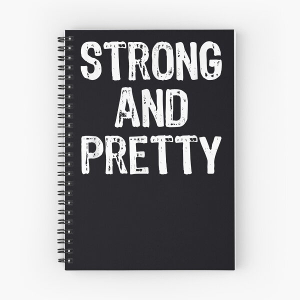 Item preview, Strong And Pretty Gym Workout Fitness Strongman designed and sold by DeannaMarks.