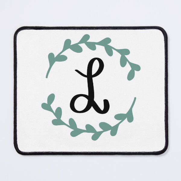 Artikelvorschau, L-Monogramm-Kranz entworfen und verkauft von LillyAshley.