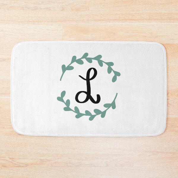 Item preview, L Monogram Wreath designed and sold by LillyAshley.