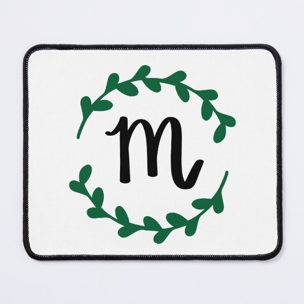 Artikelvorschau, M-Monogramm-Kranz entworfen und verkauft von LillyAshley.
