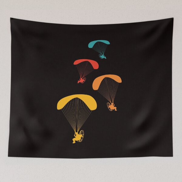 Item preview, Vintage Paramotor Pilot Retro Paramotoring PPG Hang Gliding designed and sold by TomGiantDesigns.