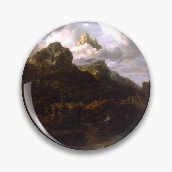 Item preview, Jacob van Ruisdael - Mountain landscape by a river (1670s) designed and sold by Geraldo Garcia.