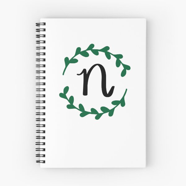 Item preview, N Monogram Wreath designed and sold by LillyAshley.