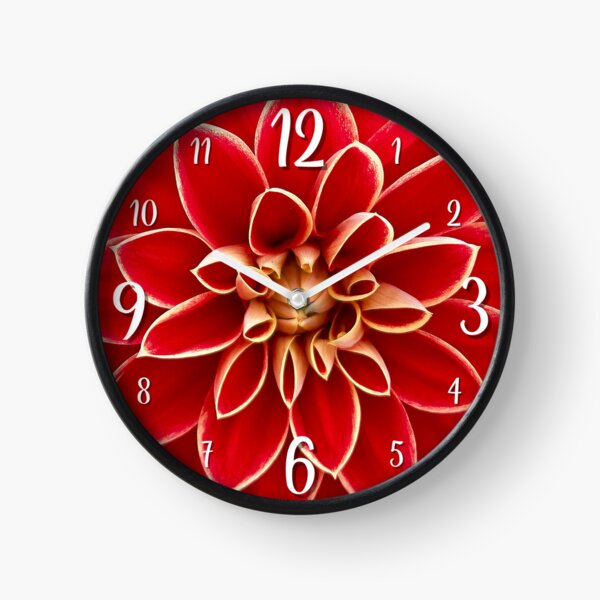 Item preview, Red Dahlia Bloom Two Toned Flower with Numbers designed and sold by Cawaiico.