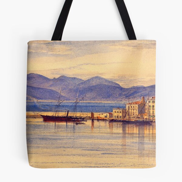 Item preview, Edward Lear - A View of the Harbour at Cannes (1869) designed and sold by Geraldo Garcia.