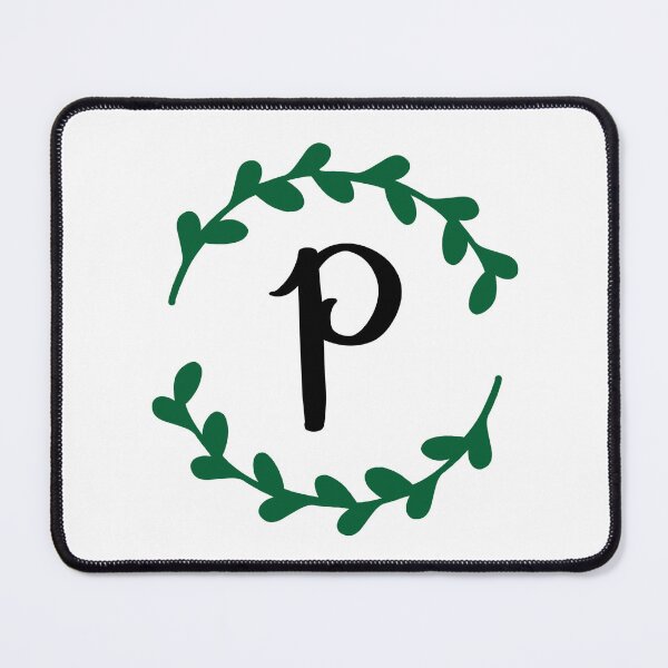 Artikelvorschau, P Monogramm Kranz entworfen und verkauft von LillyAshley.
