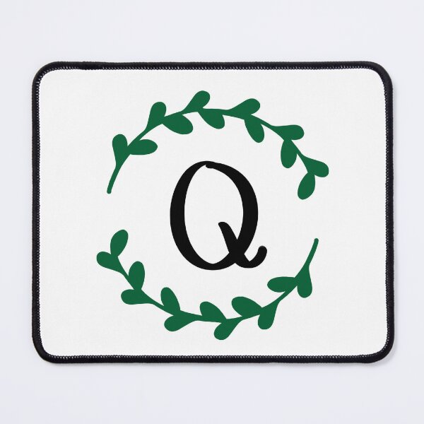 Artikelvorschau, Q-Monogramm-Kranz entworfen und verkauft von LillyAshley.