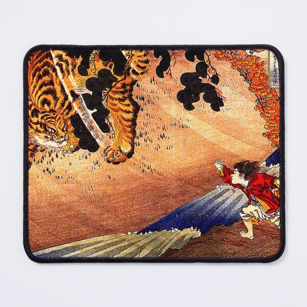 Item preview, Yoko protecting his father from a tiger, Utagawa Kuniyoshi (circa 1843) designed and sold by Geraldo Garcia.