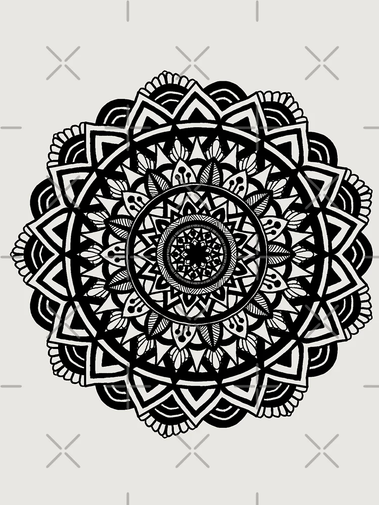 Thumbnail 6 von 6, Premium Oversized Pullover, Mandala-Design # 6 designt und verkauft von RockingJ.