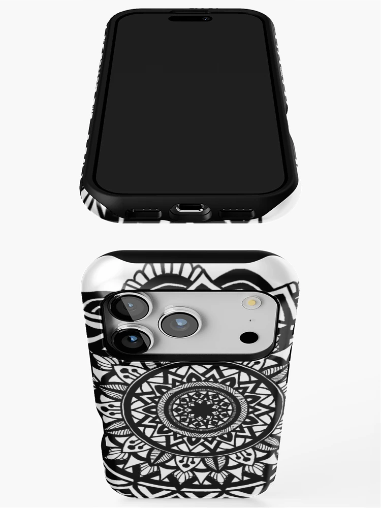 Thumbnail 3 of 4, iPhone Case, Mandala Design #6 designed and sold by RockingJ.