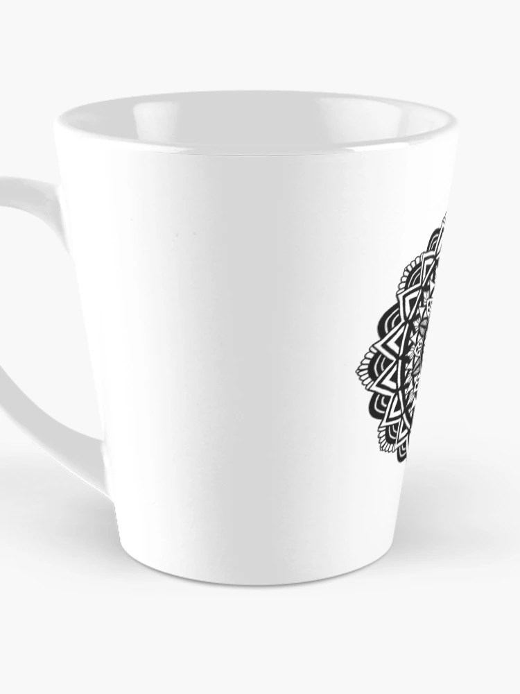 Thumbnail 3 of 4, Coffee Mug, Mandala Design #6 designed and sold by RockingJ.