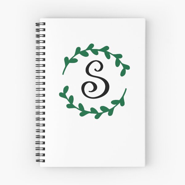 Item preview, S Monogram Wreath designed and sold by LillyAshley.