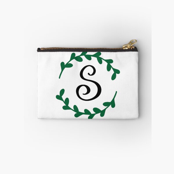 Item preview, S Monogram Wreath designed and sold by LillyAshley.